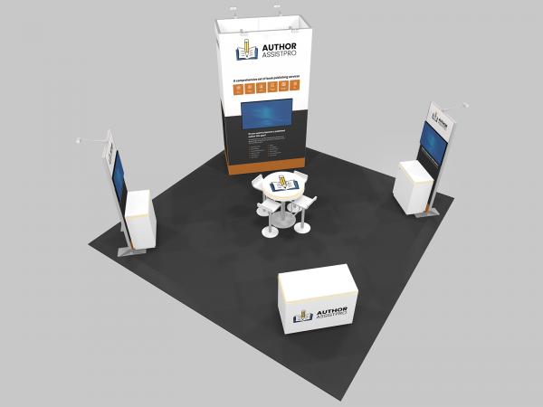 RENTAL | RE-9209 Gravitee Modular Island Exhibit -- View 4