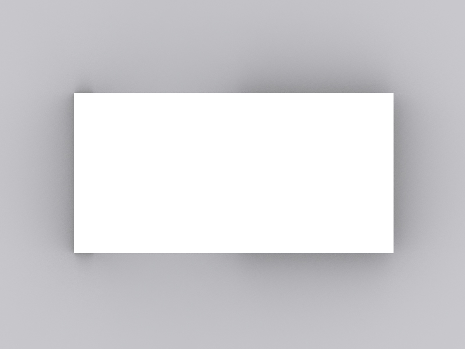 MOD-1741 Waterfall Workstation Counter -- Plan View