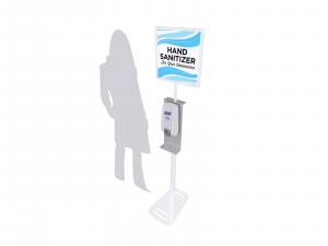 REID-907 Hand Sanitizer Stand w/ Graphic